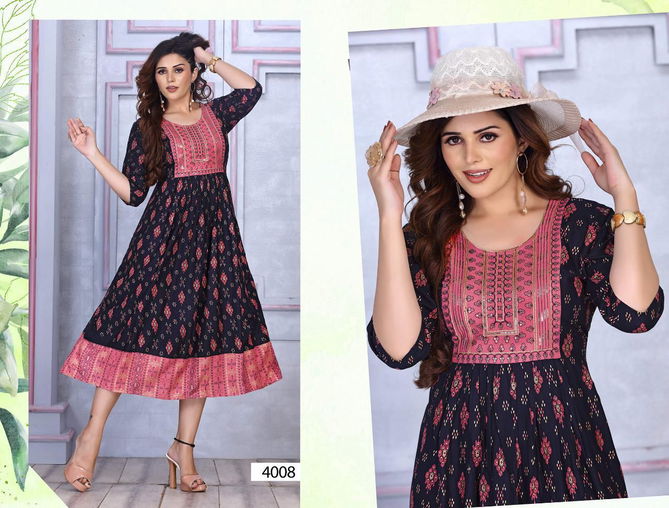 Golden Fashion Forever 1 Ethnic Wear Wholesale  Anarkali Kurti Collection